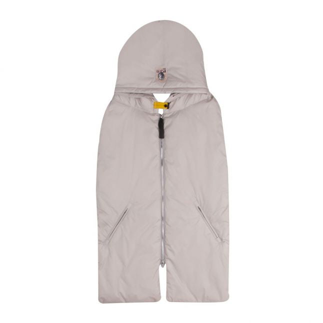 Girls Silver Grey Estelle Hooded Scarf Gilet