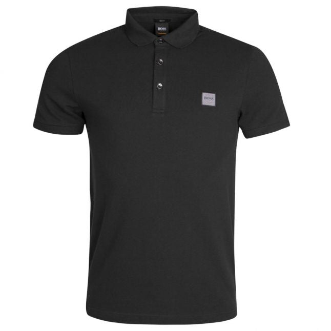 Casual Mens Black Passenger S/s Polo Shirt