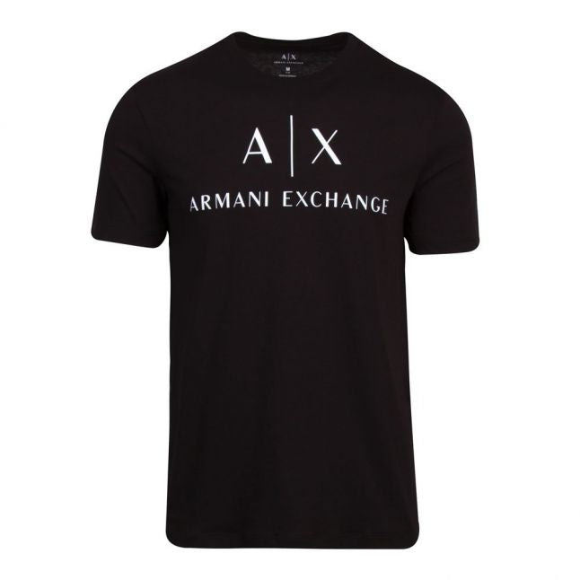 Mens Black Core Logo S/s T-Shirt