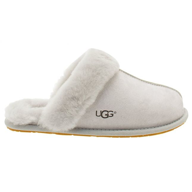 Womens Grey Violet Scuffette II Slippers