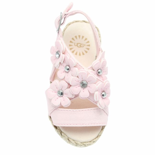 Toddler Seashell Pink Allairey Sparkles Sandals (5-11)