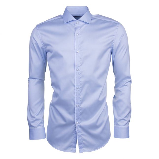 Mens Pastel Blue C-Jimmy Slim Fit L/s Shirt