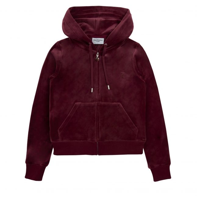 Womens Tawny Port Jewel Robertson Zip Hoodie