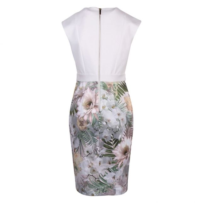 Womens White Hanalee Woodland Midi Dress