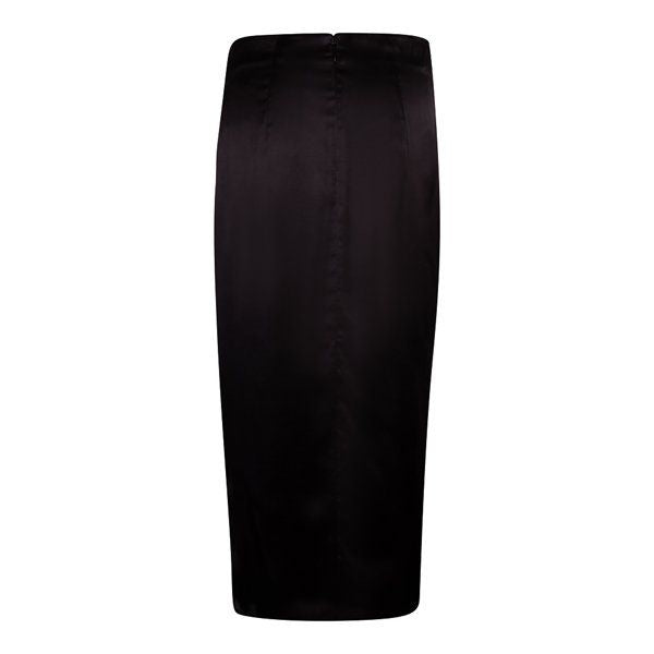 Womens French Connection Blackout Inu Satin Midi Wrap Skirt