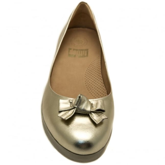 Womens Pale Gold Bow Superballerina™