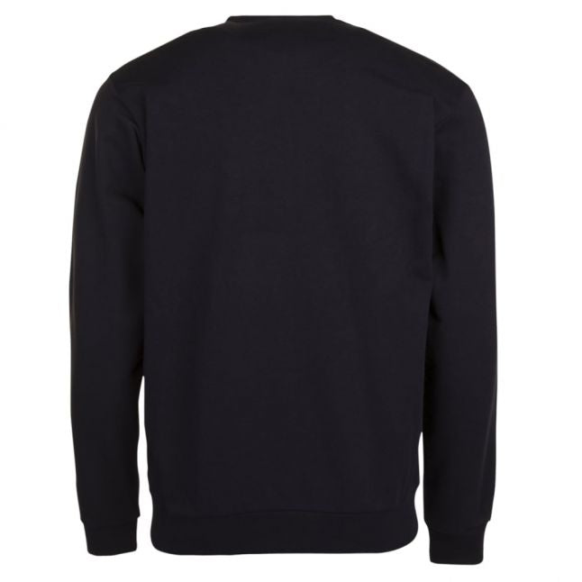 Mens Black Tonal Love Sweat Top