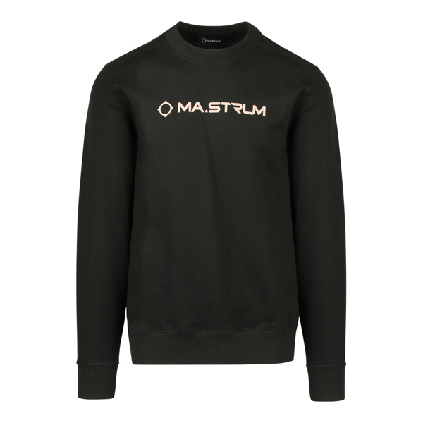 Mens Oil Slick Chest Logo Crew Sweatshirt