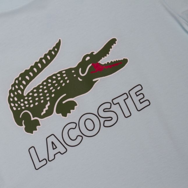 Mens Turquoise Big Croc Regular Fit S/s T Shirt