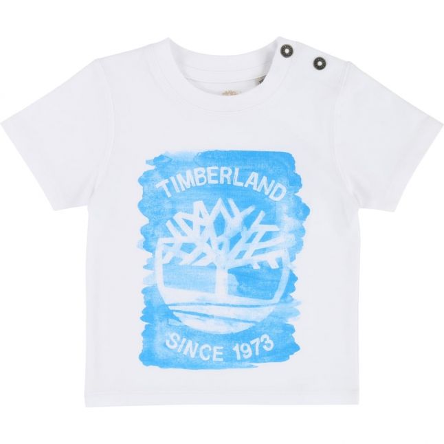 Boys Blue Branded Tree S/s T Shirt