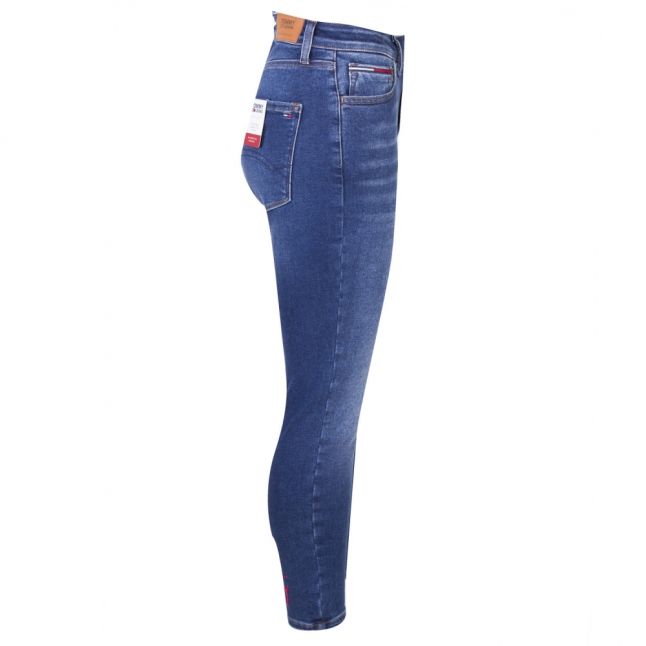 Womens Soto Dark Blue High Rise Santana Skinny Jeans