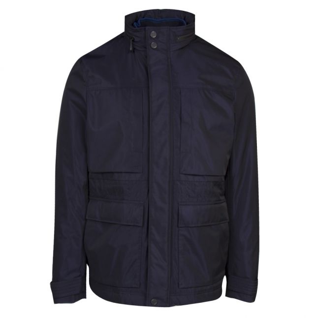 Mens Navy Oka Nylon Field Jacket