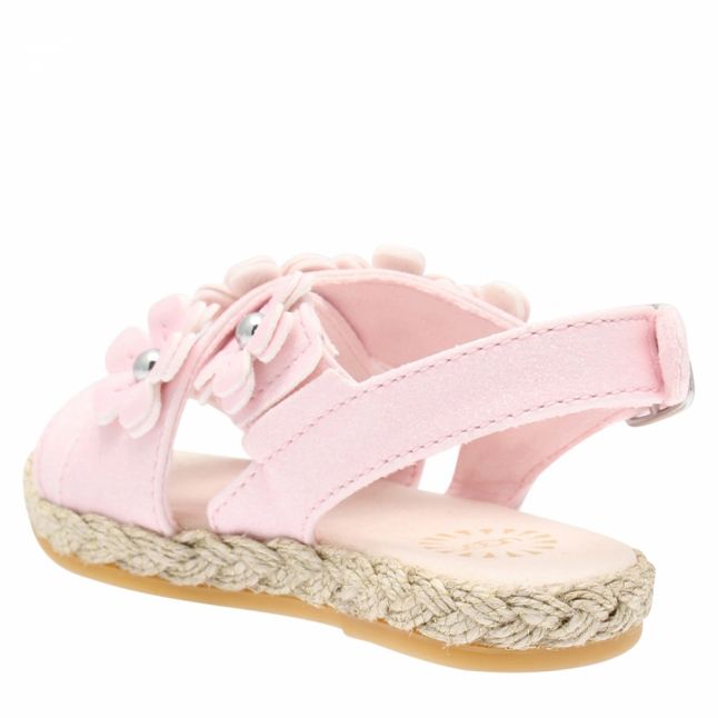 Toddler Seashell Pink Allairey Sparkles Sandals (5-11)