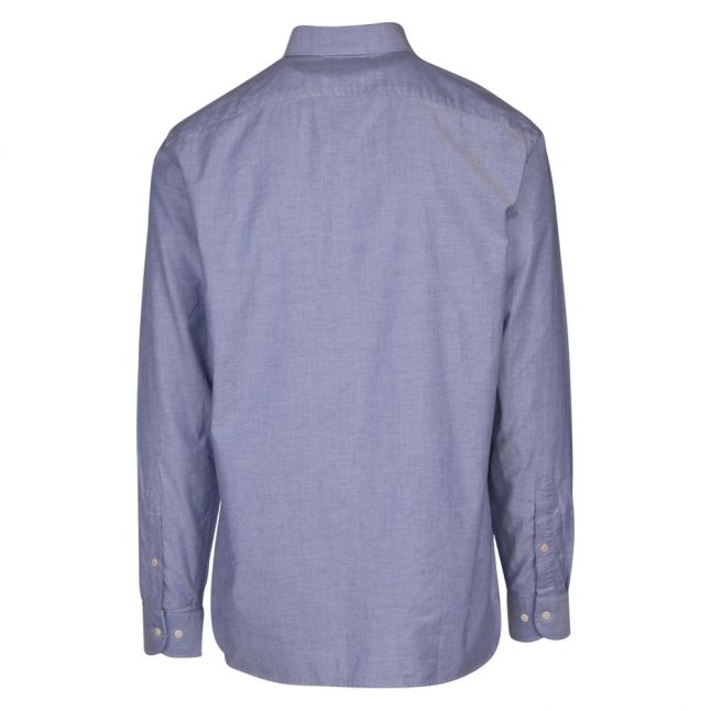 Mens Blue Quartz Organic Oxford L/s Shirt