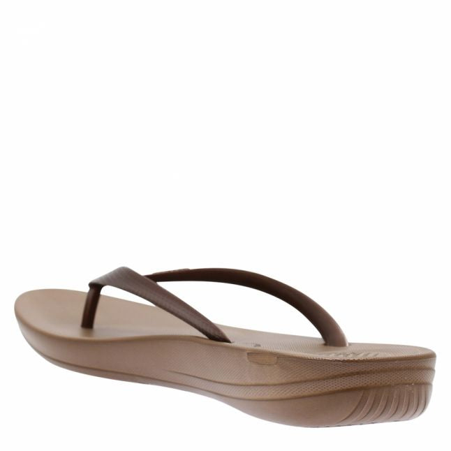 Womens Bronze Iqushion Flip Flops