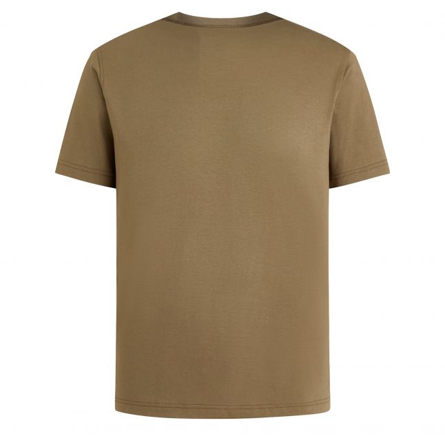 Mens Clay Brown Branded S/s T Shirt