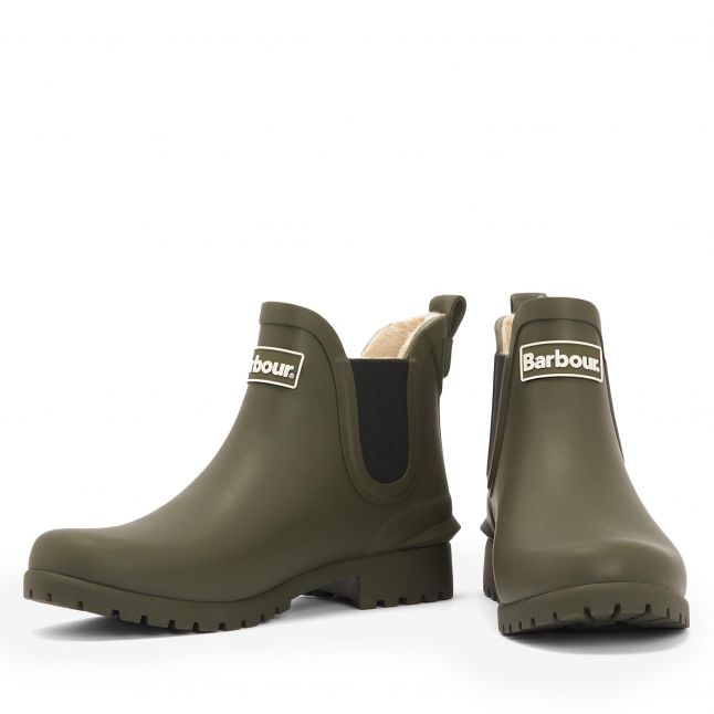 Womens Olive Kirkton Chelsea Welly