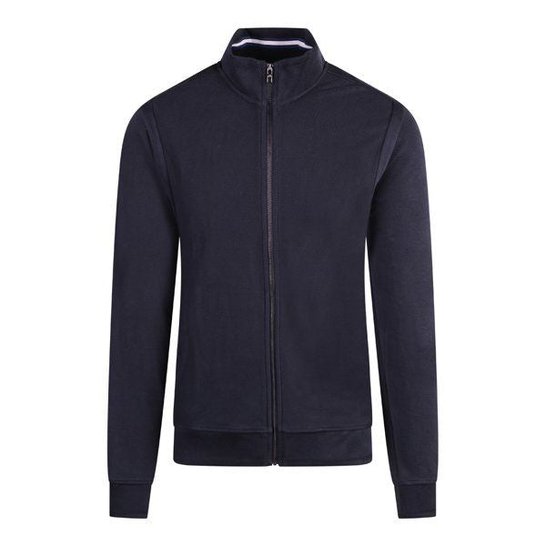 Mens Navy Phloem Regular Full Zip Sweat