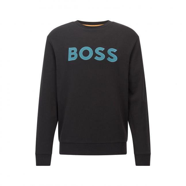 Mens Black Wecirclogo Crew Sweatshirt