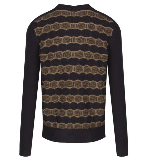 Casual Mens Black Katrinos Knitted Jumper