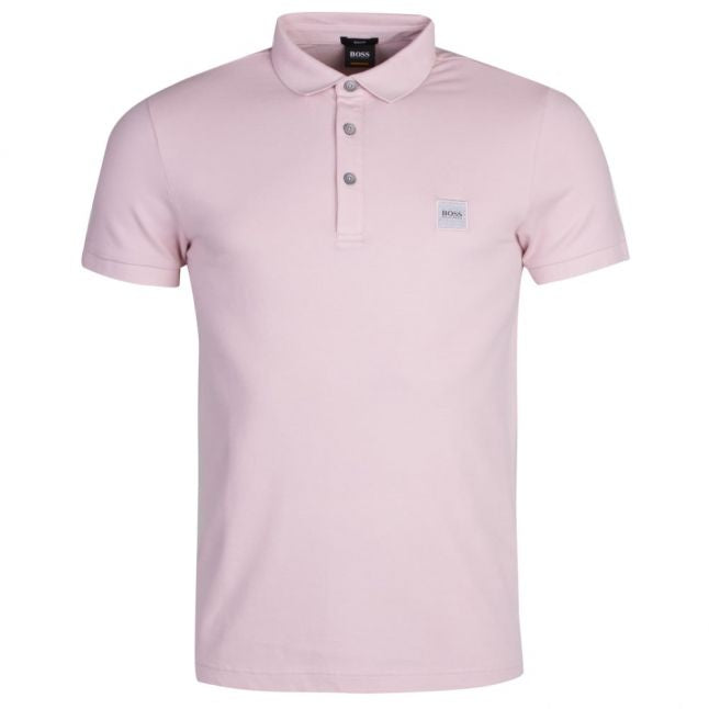 Casual Mens Pink Passenger Short Sleeve Polo Shirt