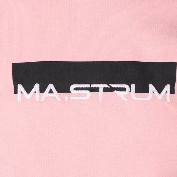 Mens Mud Pink Block Print S/s T Shirt