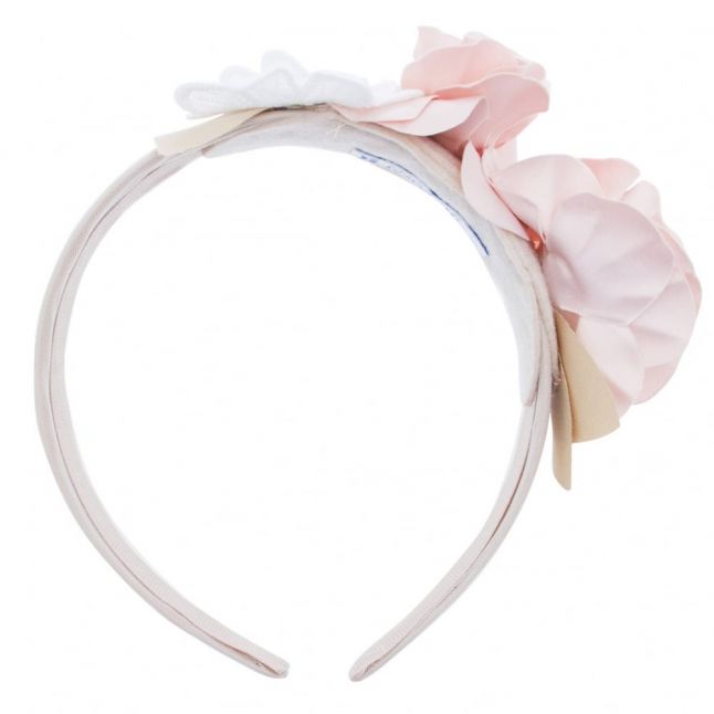 Girls Blush Floral Headband