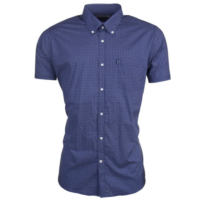 Lifestyle Mens Navy Theo S/s Shirt