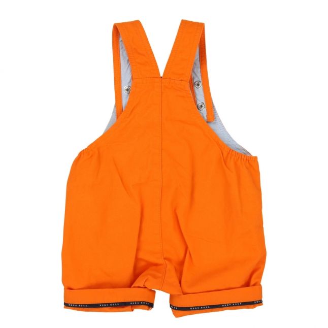 Baby Orange Pocket Trim Dungarees