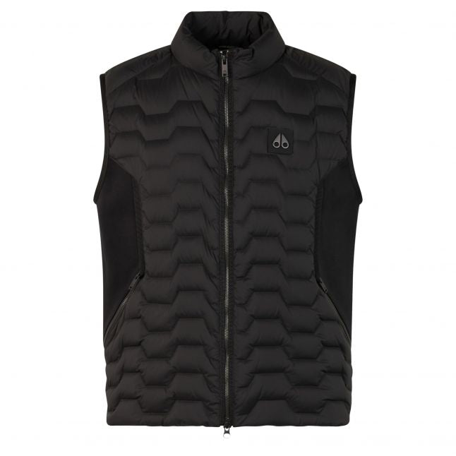 Mens Black Granite Vest Gilet