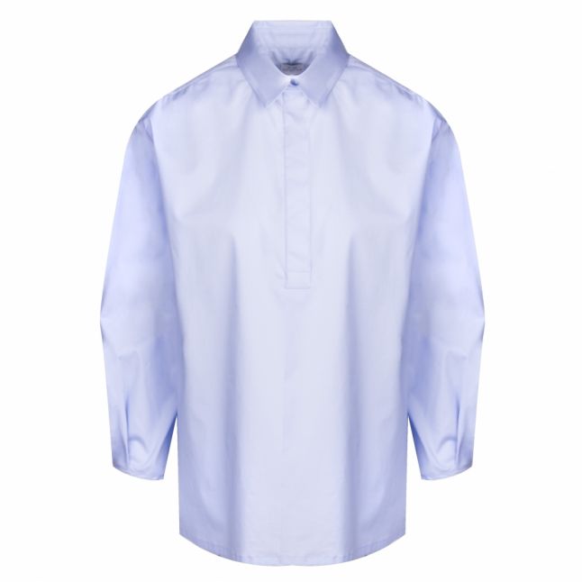 Womens Pale Blue Oversized Shirt