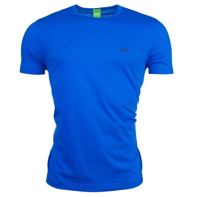 Mens Open Blue Small Logo S/s Tee Shirt