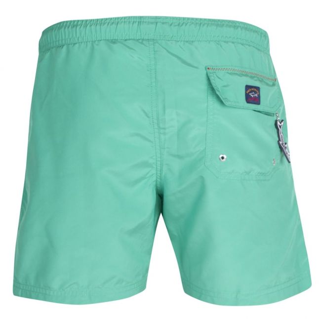 Paul & Shark Mens Green Branded Swim Shorts