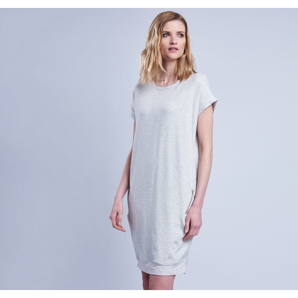 Womens Pale Grey Marl Tain Casual Dress