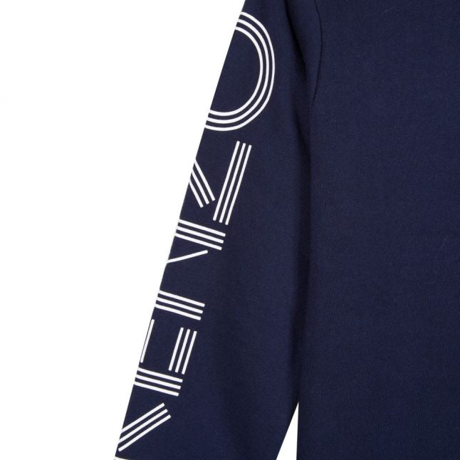 Boys Navy Fantastic Logo Sweat Top