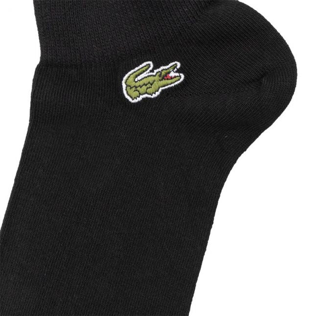 Mens Black 3 Pack Trainer Socks