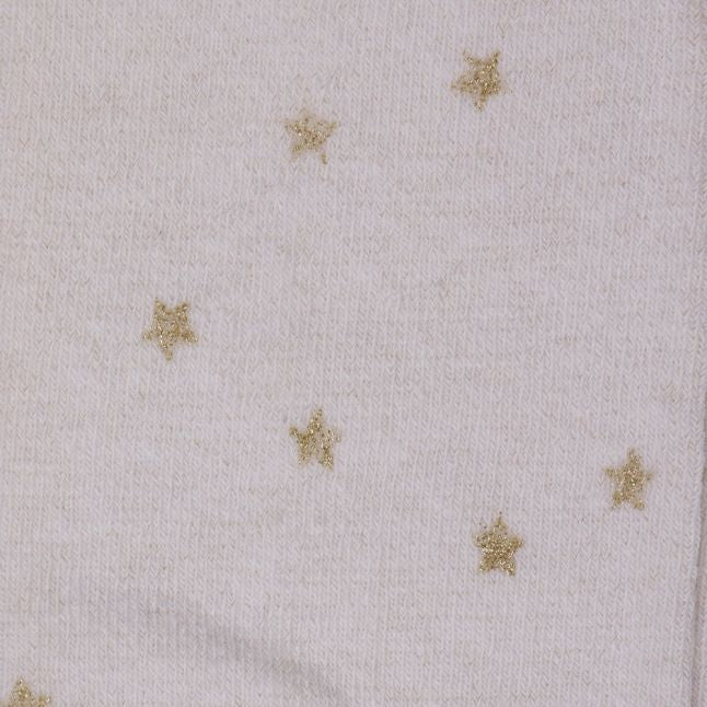 Girls Beige Stars Tights