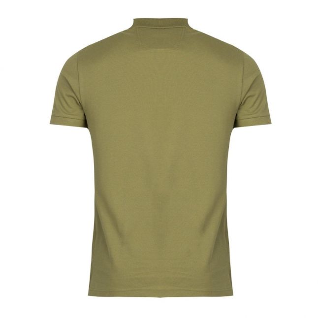 Athleisure Mens Dark Beige Piro Slim Fit S/s Polo Shirt