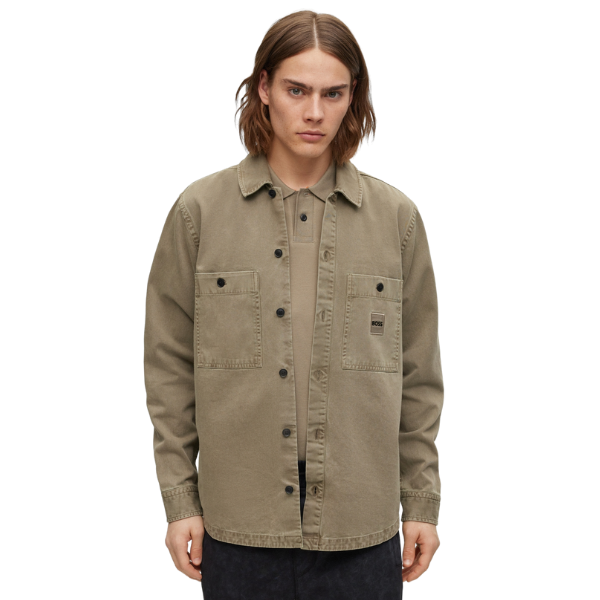 Mens Light Green Locky_1 Overshirt