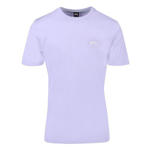 Mens Open Blue S/s Tee Curved T Shirt