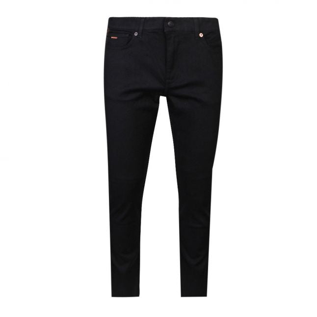 Mens Black Delaware Slim Jeans