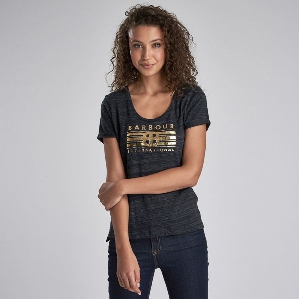 Womens Anthracite Meribel S/s T Shirt