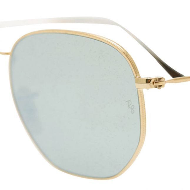 Gold/Green RB3548N Hexagonal Sunglasses