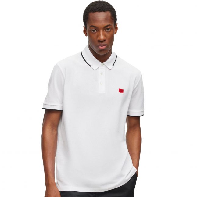 Mens White Deresino232 S/s Polo