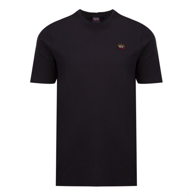 Mens Black Small Logo Custom Fit S/s T Shirt