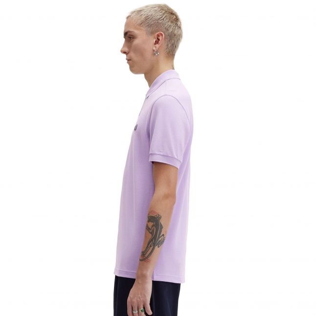 Mens Ultra Violet Plain S/s Polo Shirt