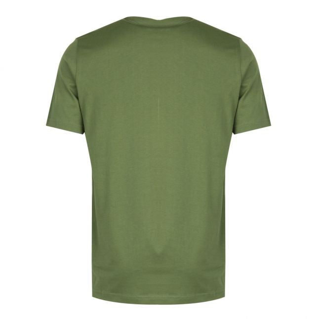 Mens Green Zebra Regular Fit S/s T Shirt