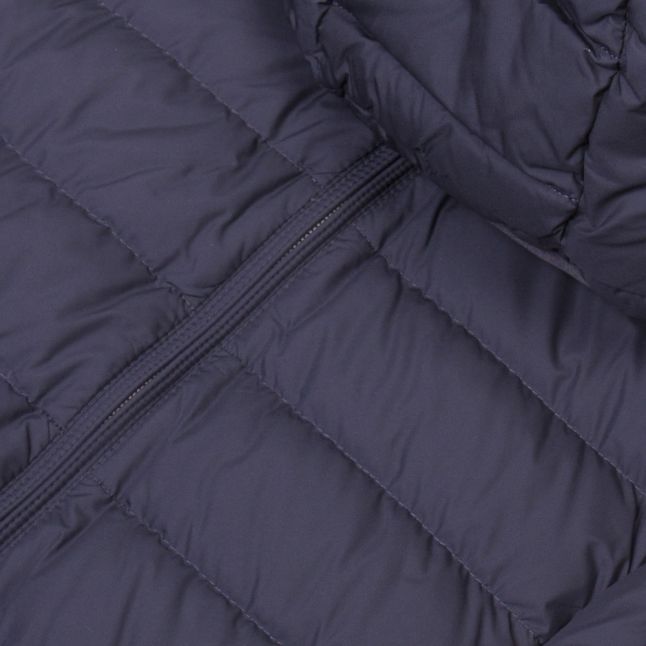 Womens Blue & Black Irene Padded Coat