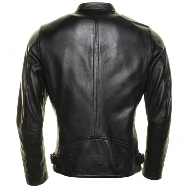 Mens Black L-Edg Leather Jacket