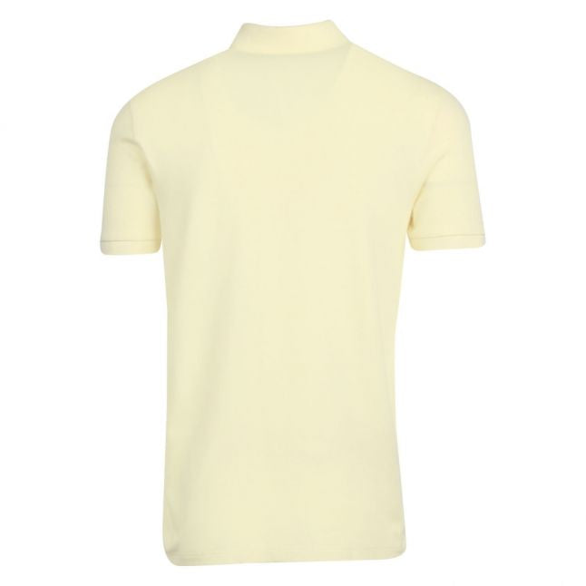 Casual Mens Pale Yellow Passenger Slim Fit S/s Polo Shirt